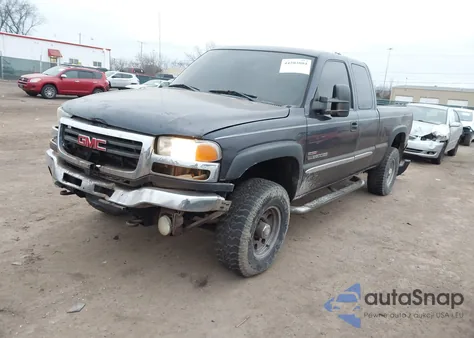 2005 GMC Sierra 2500Hd Sle из США, поврежденный, VIN 1GTHK29285E229596